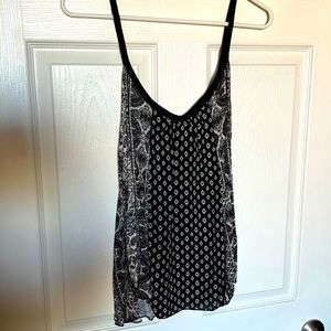 Black tank blouse